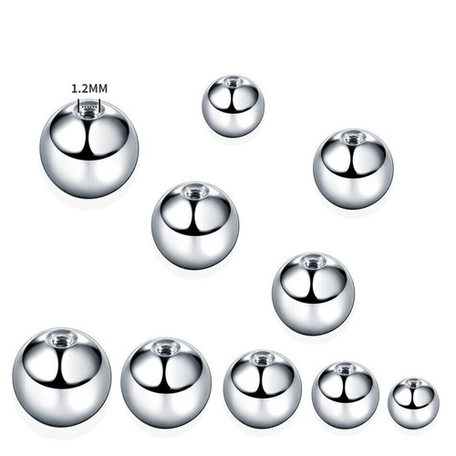 10pcs acciaio piercing - 10pcs,