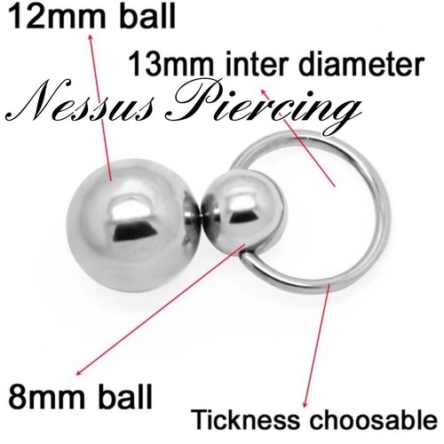 Anello piercing cbr due tre - piercing, o