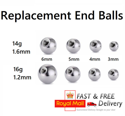 Piercing ricambio palline - ricambio,