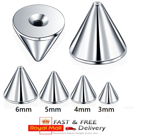 Cono piercing ricambio palline - cono,