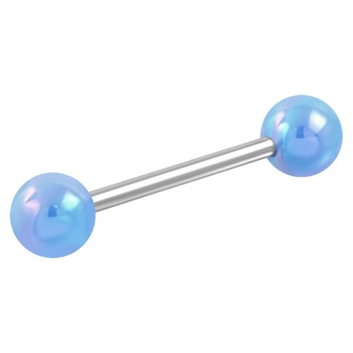 Piercing capezzolo azzurro - , 16