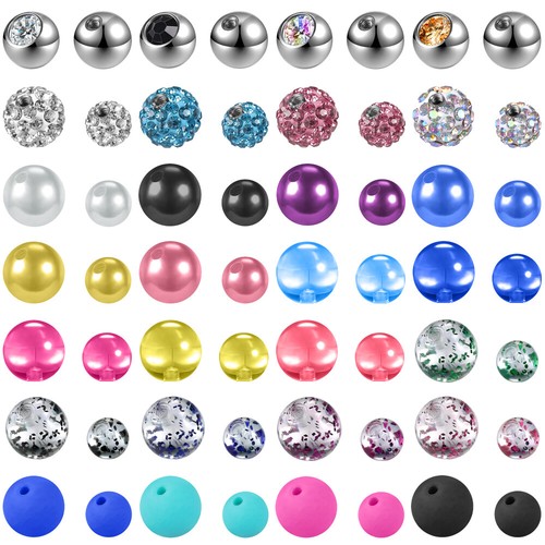 48pcs 14g acciaio inox - acciaio,