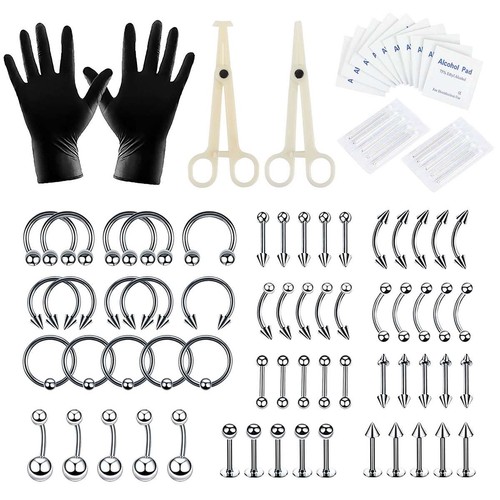 84pz kit strumento - kit, piercing