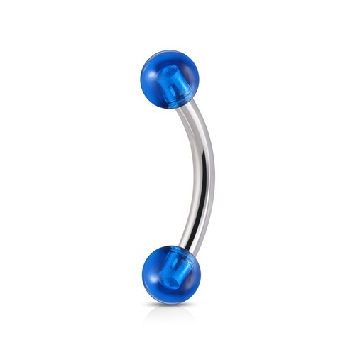 Piercing curvo 16ga barra - piercing,