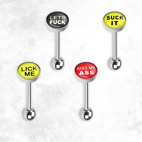4pz anelli lingua bilanciere - 4pz,